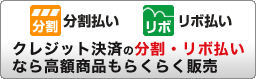 分割 リボ　クレジット決済の分割・リボ払いなら高額商品もらくらく販売